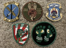5 USAF Rescue Squadron Patches