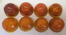 107 - Pair of Original Lucas Glass Indicator Lens L594