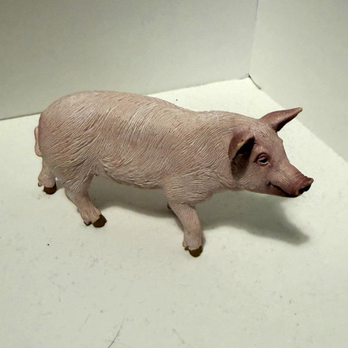 Schleich plastic pig ornament - plastic,