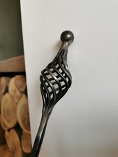 Hand Forged Wrought Iron Fire Poker - Open Fire, pizza oven poker