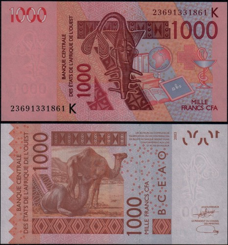 West african states 1000 - west,