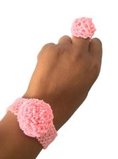 African Kenyan Bracelet Ring Ethnic Tribal Masai Bead Pink Jewellery HandmadeNew