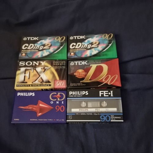 Audio cassettes all 90 - 6,
