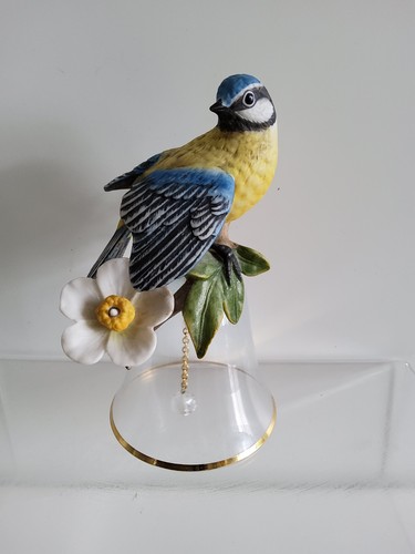 Franklin mint crystal - crystal, bell