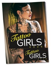 2026 Calendar Tattoo Girls Pin-Up Glamour & Seductive Women Posters Wall or Fold