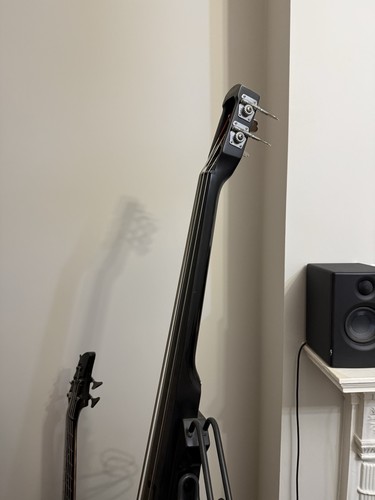 Black stagg electric upright - black,