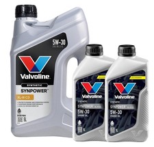 VALVOLINE 5W30 SYNPOWER XL-III C3 SYNTHETIC ENGINE OIL 908760 7L