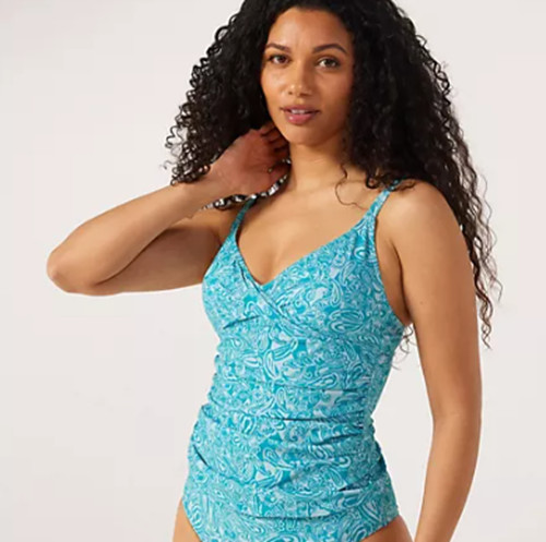 Denim tankini top - &,