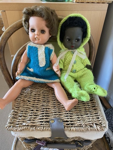 Vintage plastic dolls made - vintage,