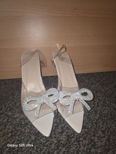 Elegant Clear Heels Women Bow