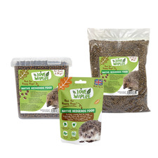 Love Wildlife Hedgehog Food 600g - 10kg | Natural Pellets, No Mealworms Wildlife