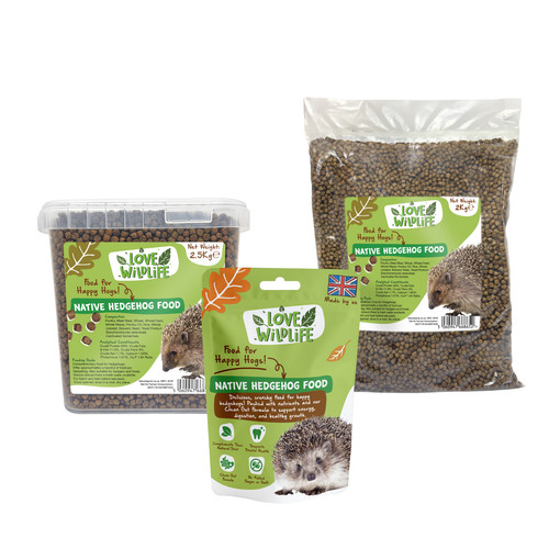 Love wildlife hedgehog food - love,
