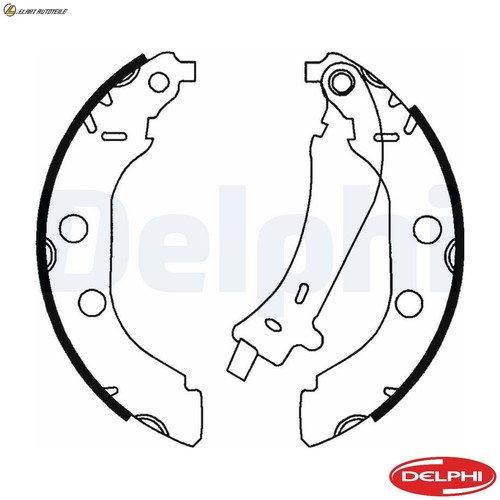 Brake shoe set ls1723 for - shoe,