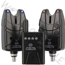 Wireless Bite Alarms 2pc Adjustable Volume and Tone with Receiver Carp Fishing