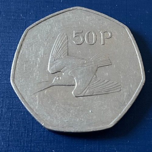 Pence coin eire - 50, eire;