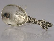 DAVID ANDERSEN NORWEGIAN ANTIQUE SILVER 830S BAPTISM SPOON 44g NORWAY c1900