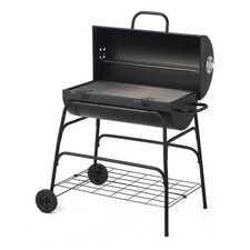 Large oil drum - large, charcoal