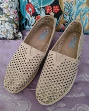 SKECHERS BOBS Ladies Memory Foam GLAMSQUAD Arch Pillow Comfort Slip-On Shoes UK6