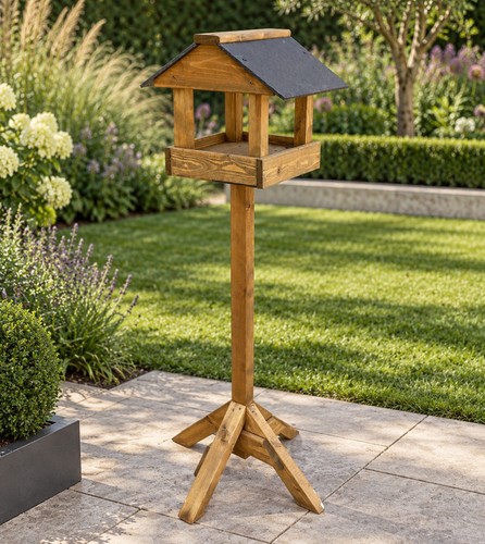 Wooden bird table meadow - wooden,