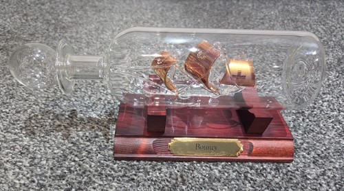 Vintage mayflower glass ship - mayflower,