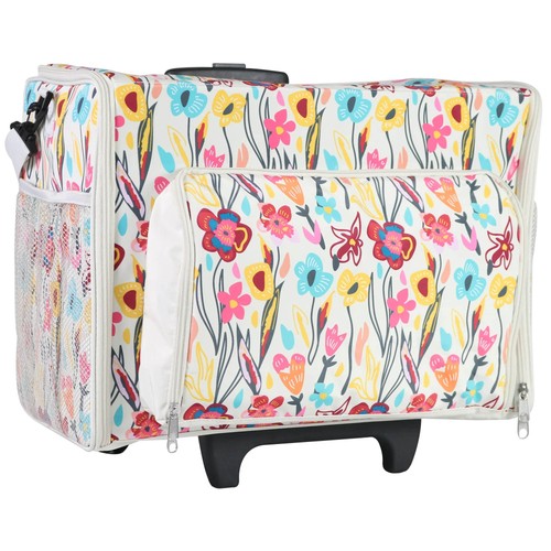 Craft trolley bag cream multi - craft,
