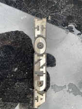 Honda Vintage Classic Motorcycle Petrol Tank Badge Decal Size Shown Used 