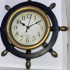 Quartz Ships Wheel Clock