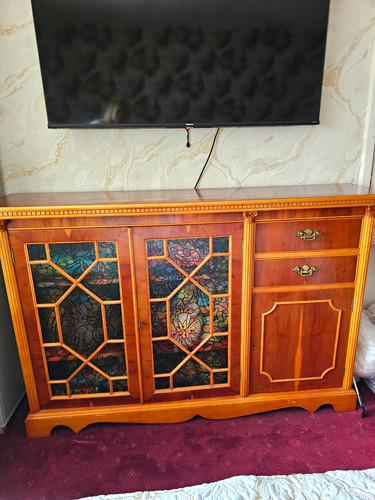 Traditional yew wood glass - traditional,