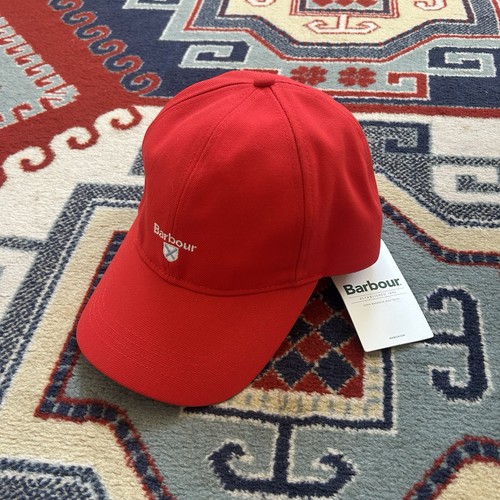 Red barbour cap brand new - red,