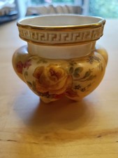 Royal Worcester Floral Bulb Vase