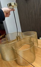 Habitat Lowenna Brass Mesh Ceiling Light