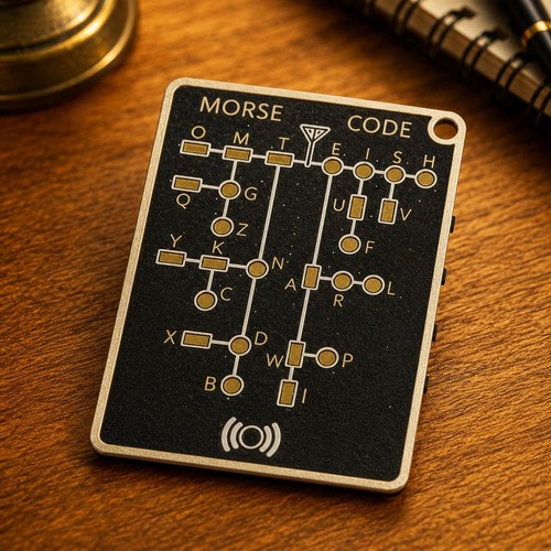 Morse code trainer card pro - code,