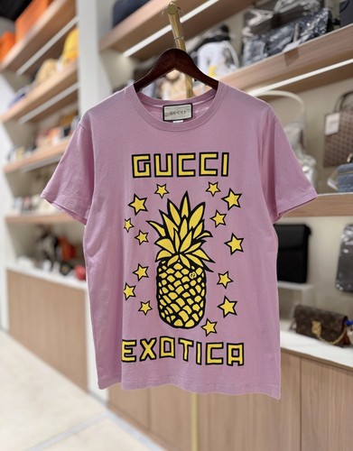Gucci pineapple shirt top - t-shirt, xs