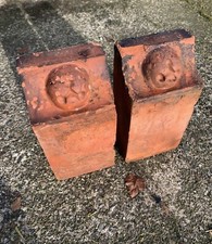 Vintage decorative bricks x2; interior or exterior decoration. Made in Belfast