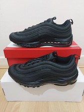New Nike Air Max 97 Triple Black Men's UK SIZE 10.5 EU 45.5 