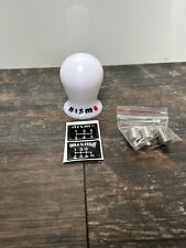 Nismo White Manual Duracon 5 / 6 Speed Gear Knob For Nissan Skyline Silvia