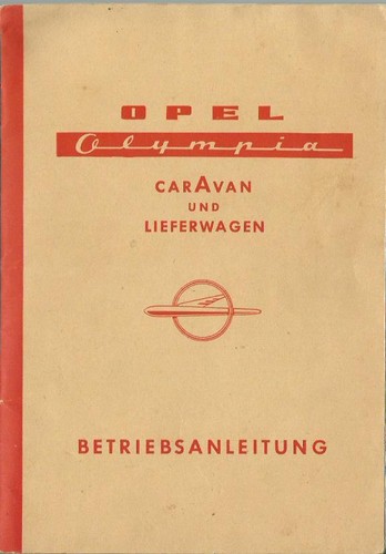 Opel olympia caravan van - opel,