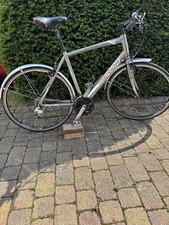 Merida flat handle bar road bike silver