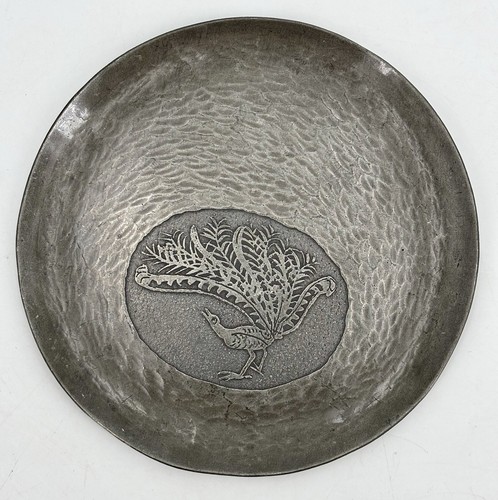 Old vintage unusual pewter pin - pewter,