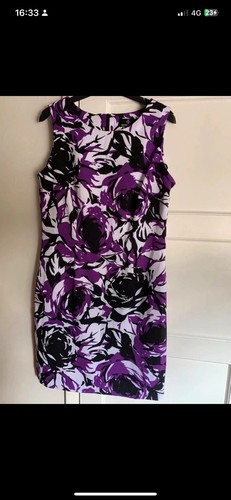 Purple white and - white, floral