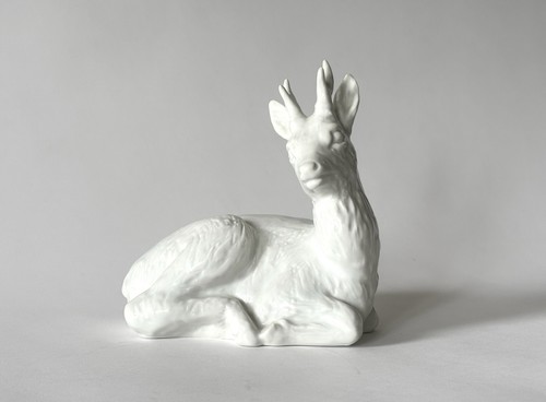 Royal copenhagen white deer - royal,