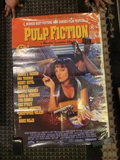 PULP FICTION ORIGINAL MOVIE POSTER TARANTINO UMA THURMAN VINTAGE 