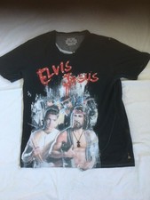 Elvis Jesus Warrior Black T/Shirt Size XL