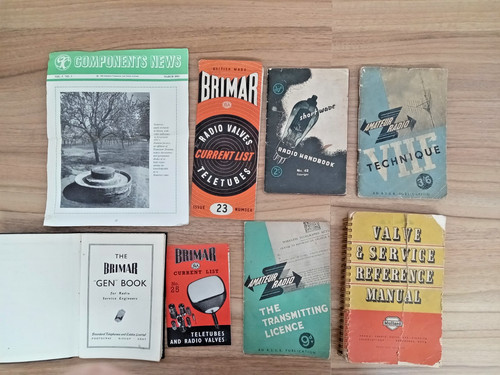 Job lot valve tube manuals - lot,