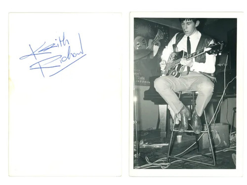Keith richards signed - keith,