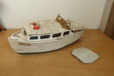 Vintage wooden cabin cruiser - vintage,