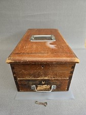 Vintage Wooden Cash Register Shop Till Drawer With Working Bell Prop