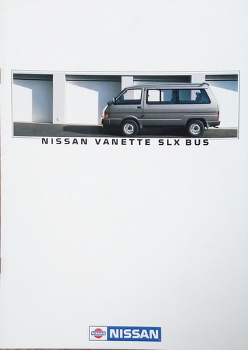 Nissan vanette slx - vanette, 12/87