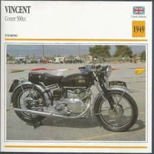 EDITO SERVICE S A CLASSIC MOTORCYCLES-1949-VINCENT-COMET 500cc