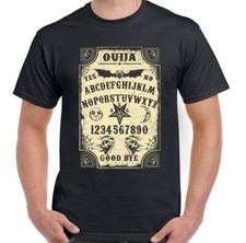 Ouija Board T-Shirt Mens Funny Halloween Witchcraft Spirit Ghosts Paranormal